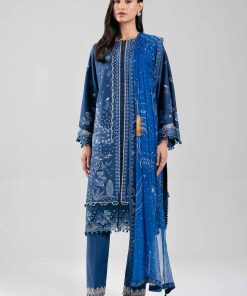 3 Piece - Digital Printed Embroidered Suit - 42601303