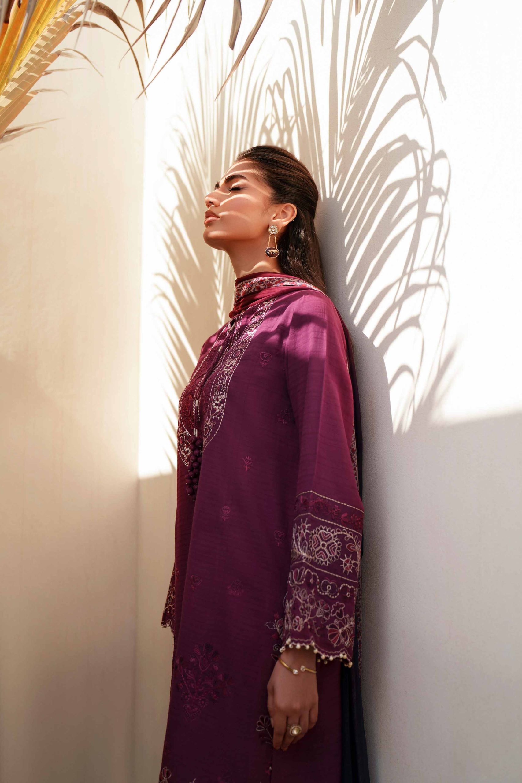3 Piece - Digital Printed Embroidered Suit - 42601311 - Image 4
