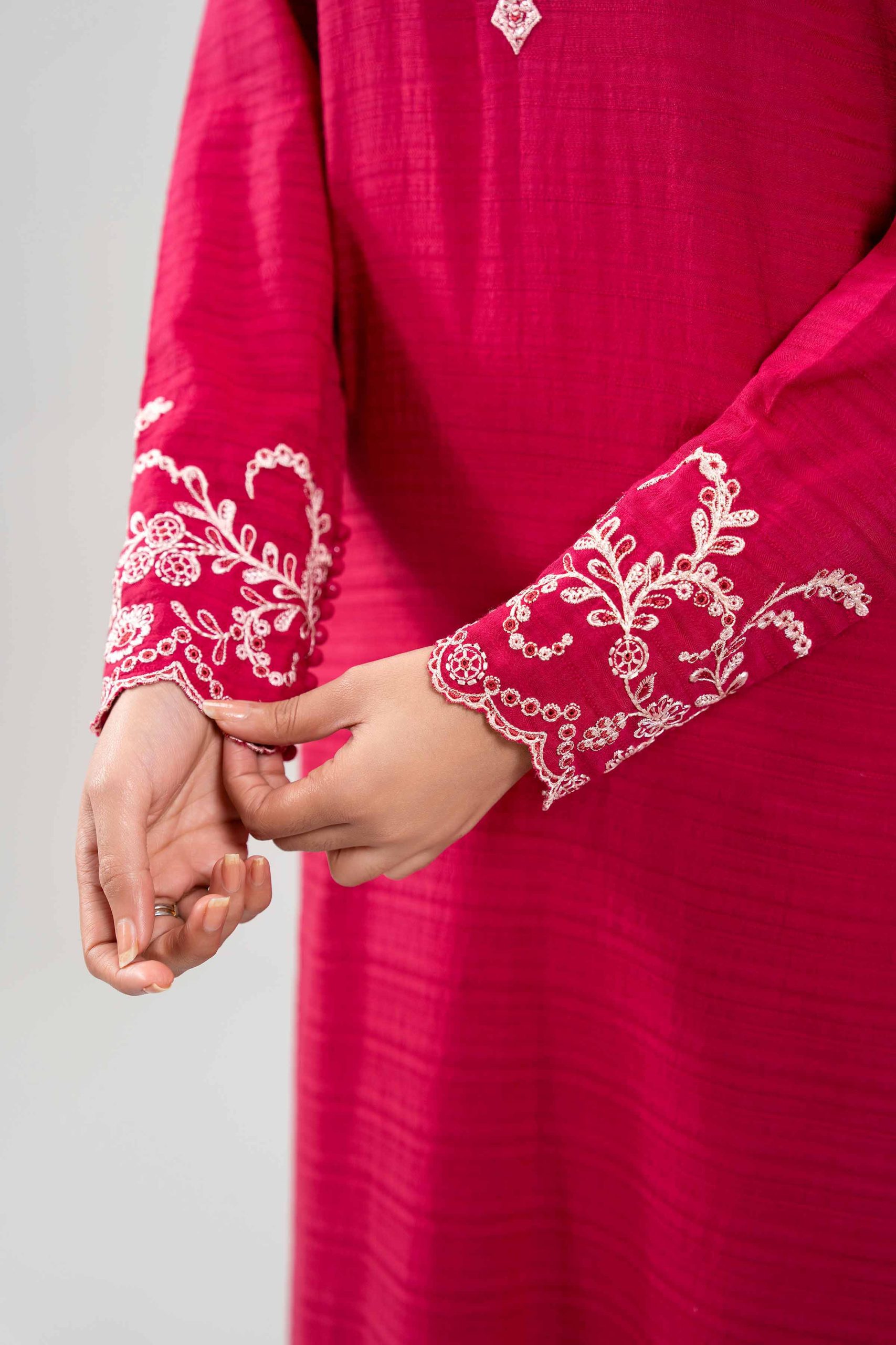 3 Piece - Digital Printed Embroidered Suit - 42601312 - Image 4