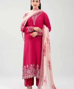 3 Piece - Digital Printed Embroidered Suit - 42601312