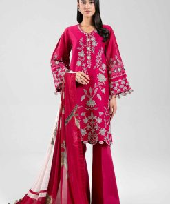 3 Piece - Digital Printed Embroidered Suit - 42601316