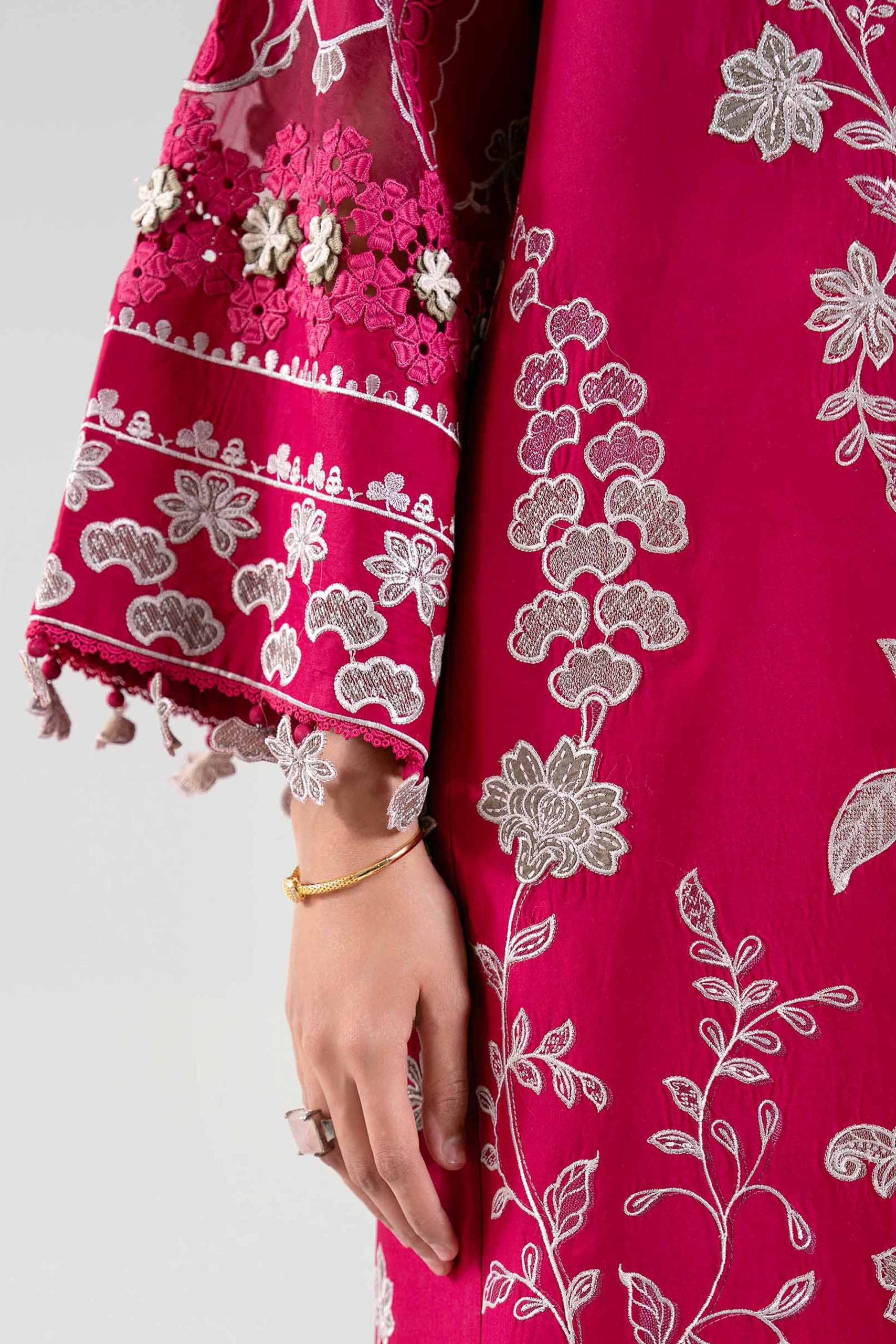 3 Piece - Digital Printed Embroidered Suit - 42601316 - Image 5