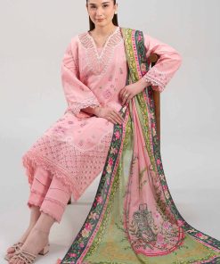 3 Piece - Digital Printed Embroidered Suit - 42601317
