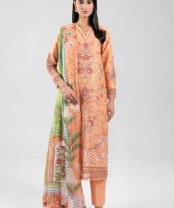 3 Piece - Digital Printed Embroidered Suit - 42601318