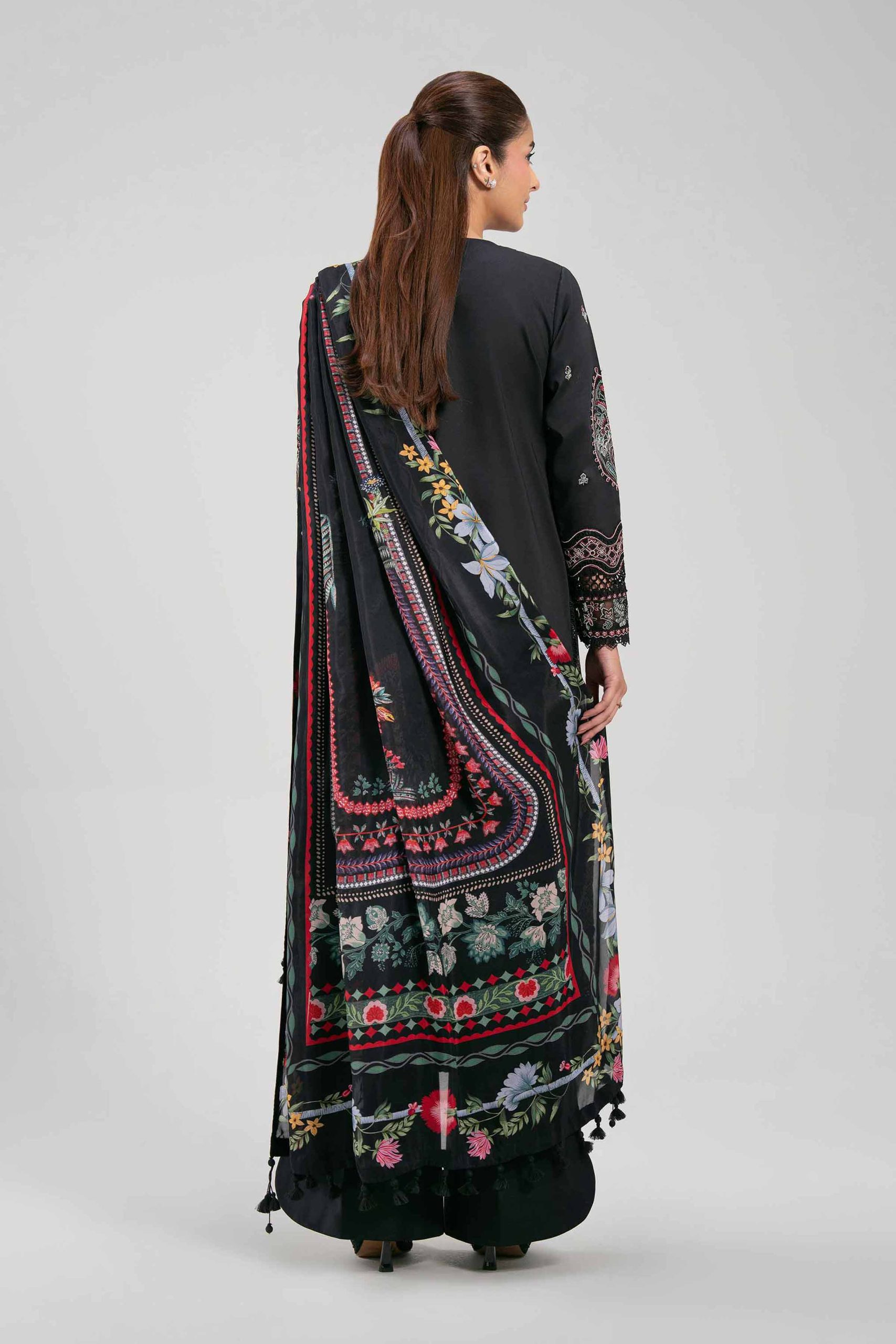 3 Piece - Digital Printed Embroidered Suit - 42601319 - Image 3