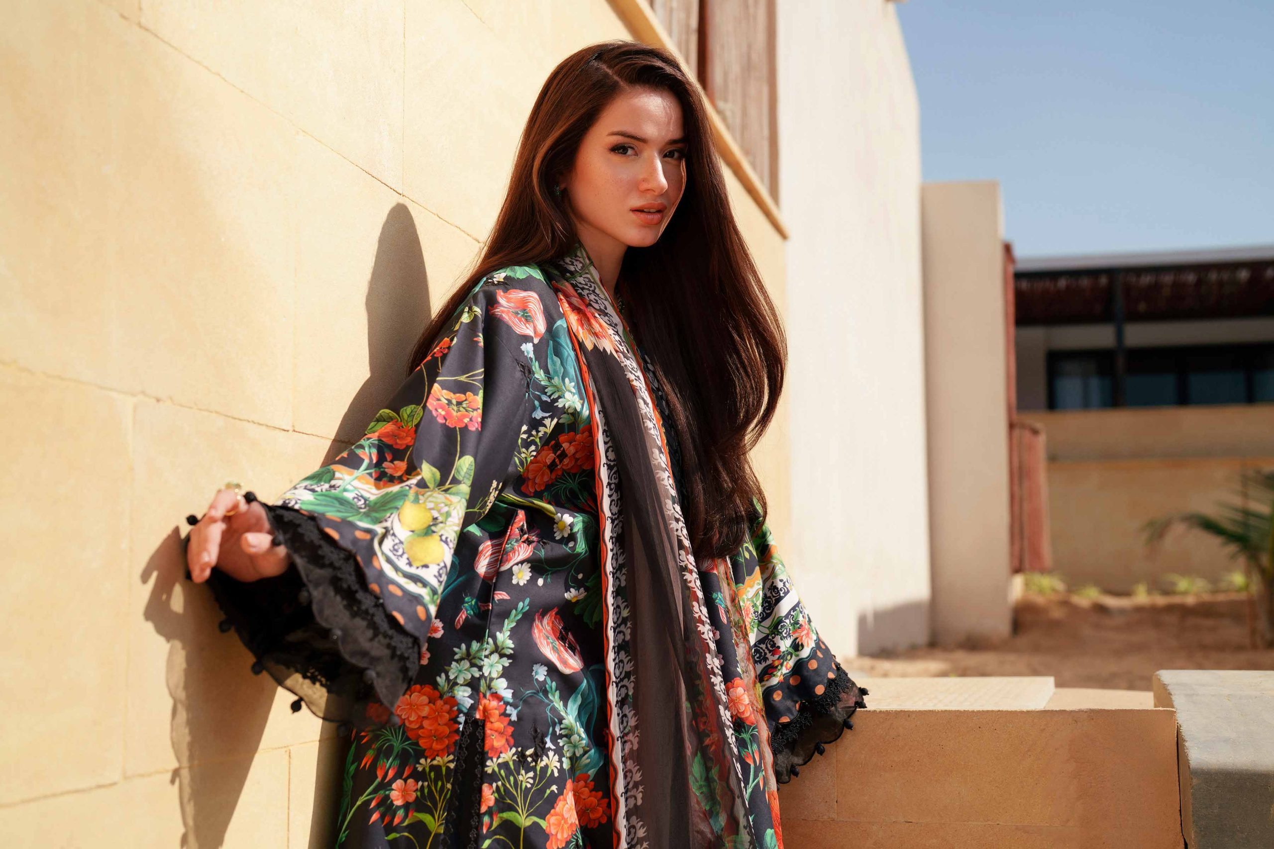3 Piece - Digital Printed Embroidered Suit - 42601324 - Image 4