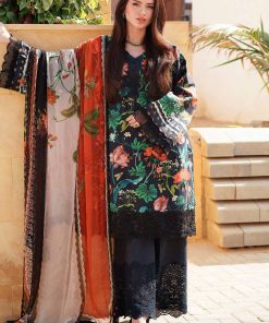 3 Piece - Digital Printed Embroidered Suit - 42601324