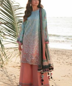 3 Piece - Digital Printed Embroidered Suit - 42601326
