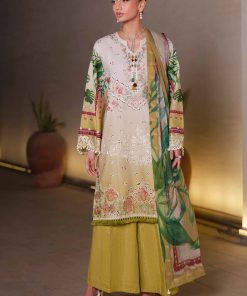 3 Piece - Digital Printed Embroidered Suit - 42601327