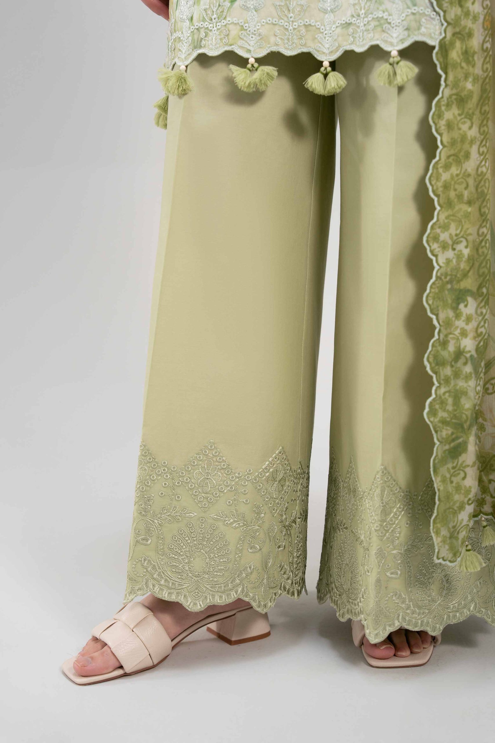 3 Piece - Digital Printed Embroidered Suit - 42601329 - Image 5