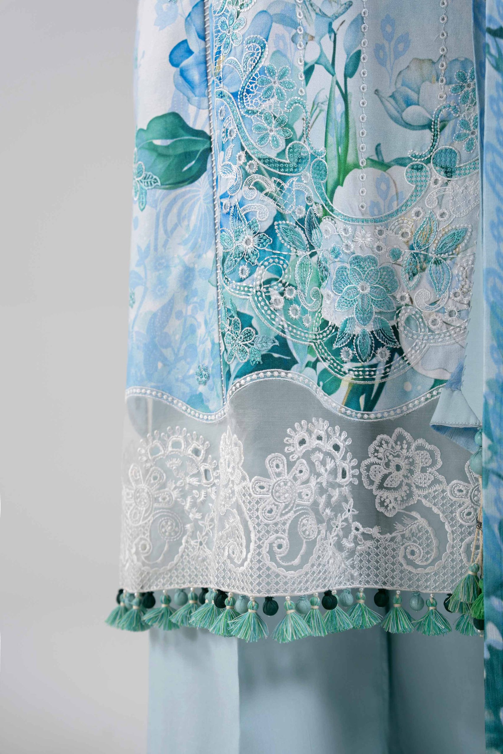 3 Piece - Digital Printed Embroidered Suit - 42601330 - Image 5