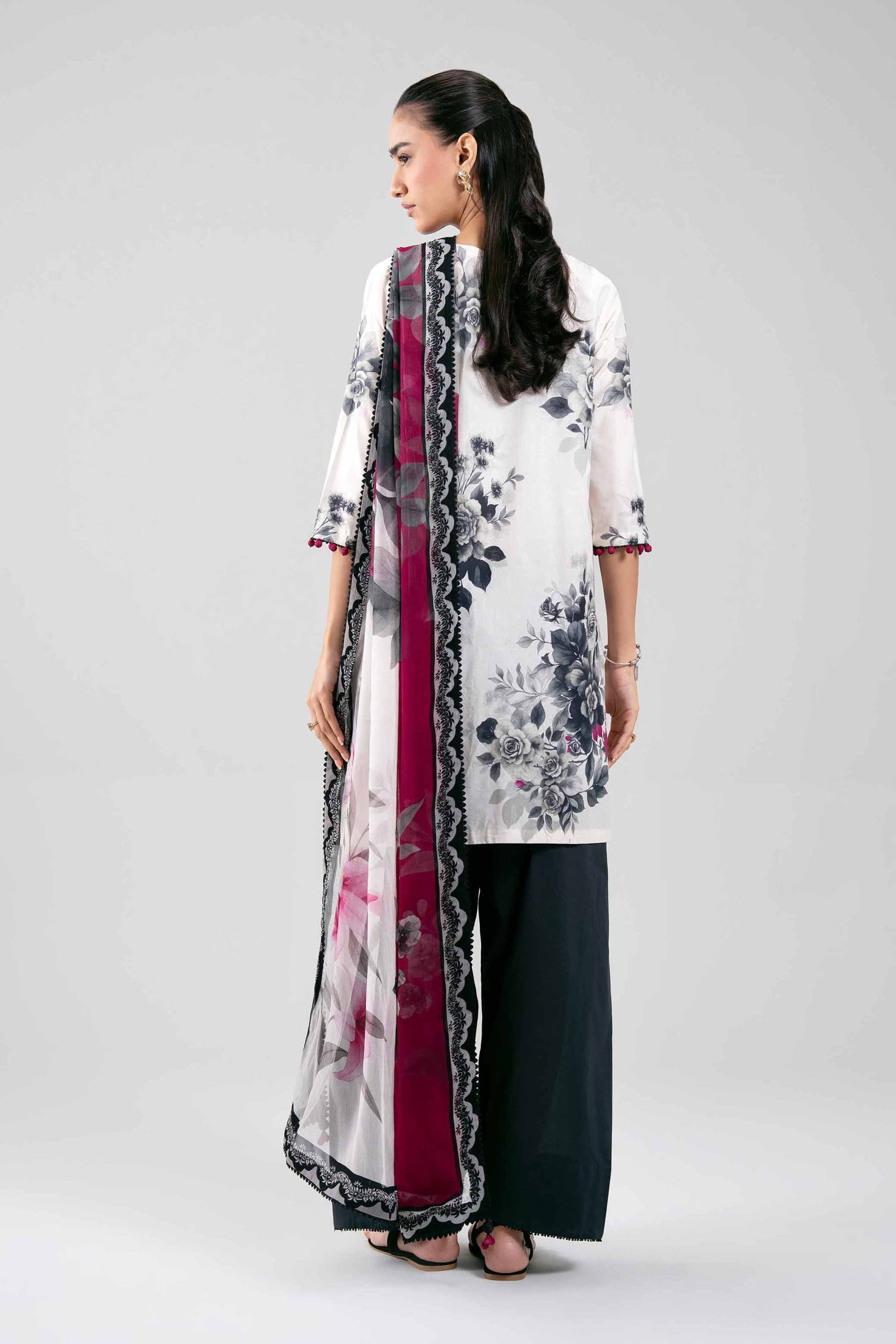 3 Piece - Digital Printed Embroidered Suit - 42601332 - Image 3