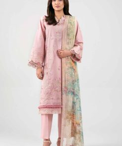 3 Piece - Digital Printed Embroidered Suit - 42601337