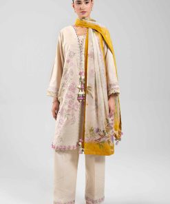 3 Piece - Digital Printed Embroidered Suit - 42601340