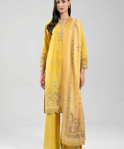3 Piece - Digital Printed Embroidered Suit - 42601344