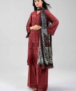 3 Piece - Digital Printed Embroidered Suit - 42601349