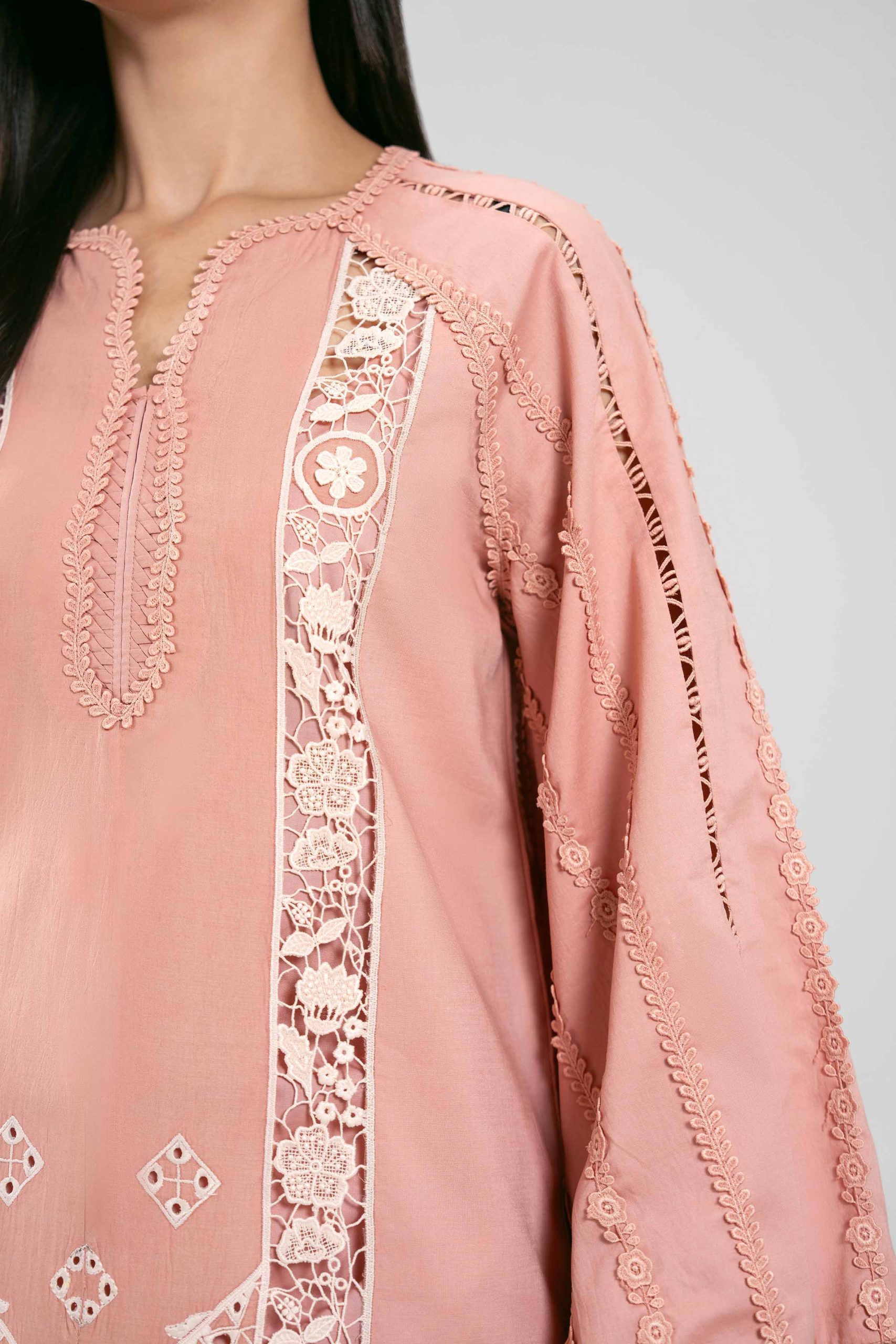 3 Piece - Digital Printed Embroidered Suit - 42601352 - Image 4