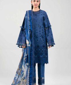 3 Piece - Digital Printed Embroidered Suit - 42601353