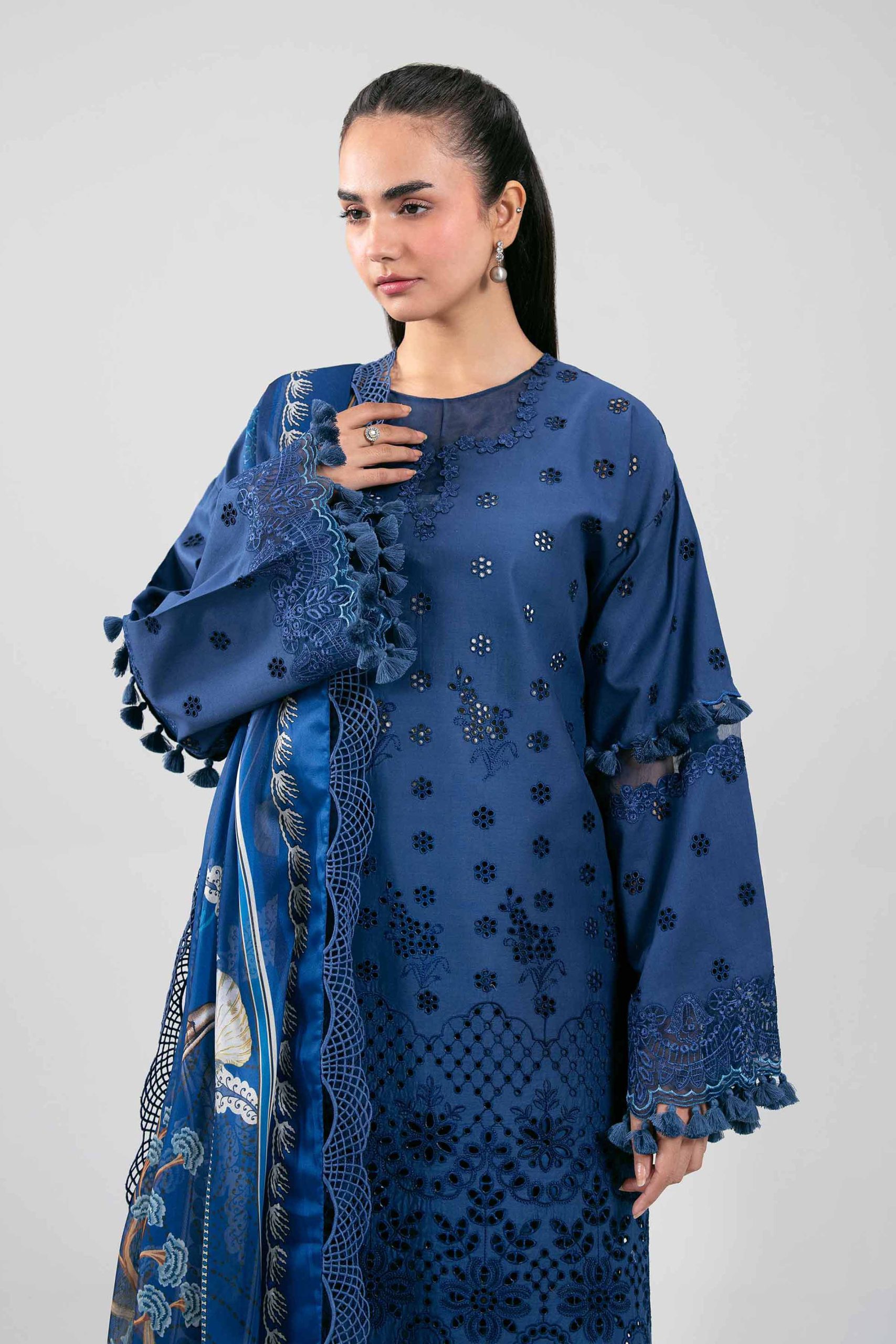 3 Piece - Digital Printed Embroidered Suit - 42601353 - Image 2