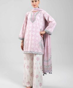 3 Piece - Digital Printed Embroidered Suit - 42601362