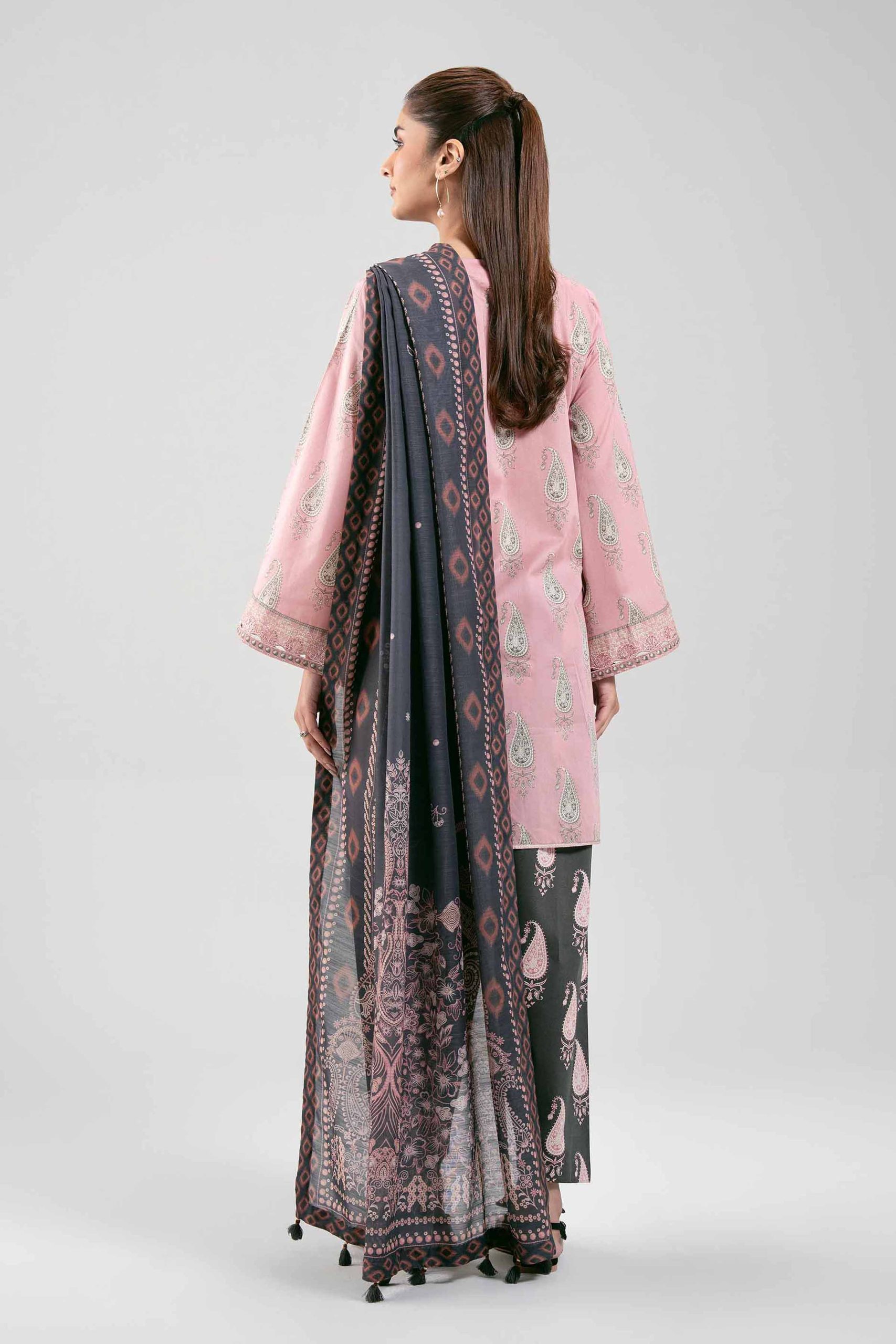 3 Piece - Digital Printed Embroidered Suit - 42601363 - Image 3