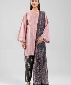 3 Piece - Digital Printed Embroidered Suit - 42601363