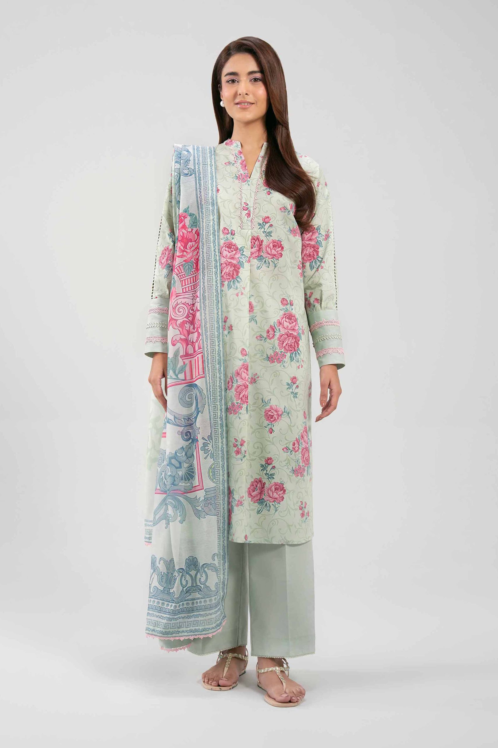 3 Piece - Digital Printed Suit - 42601364