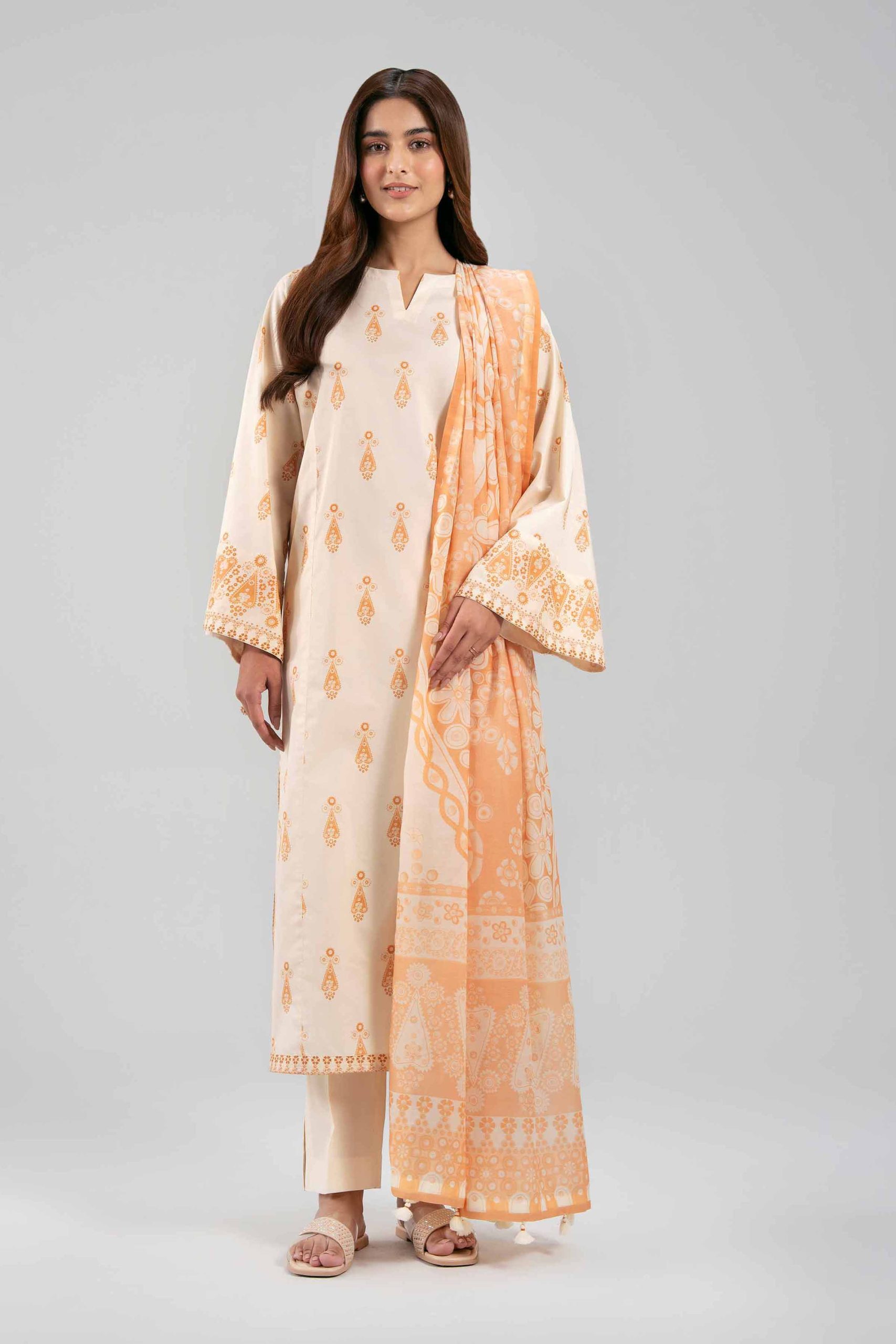 3 Piece - Digital Printed Suit - 42601374