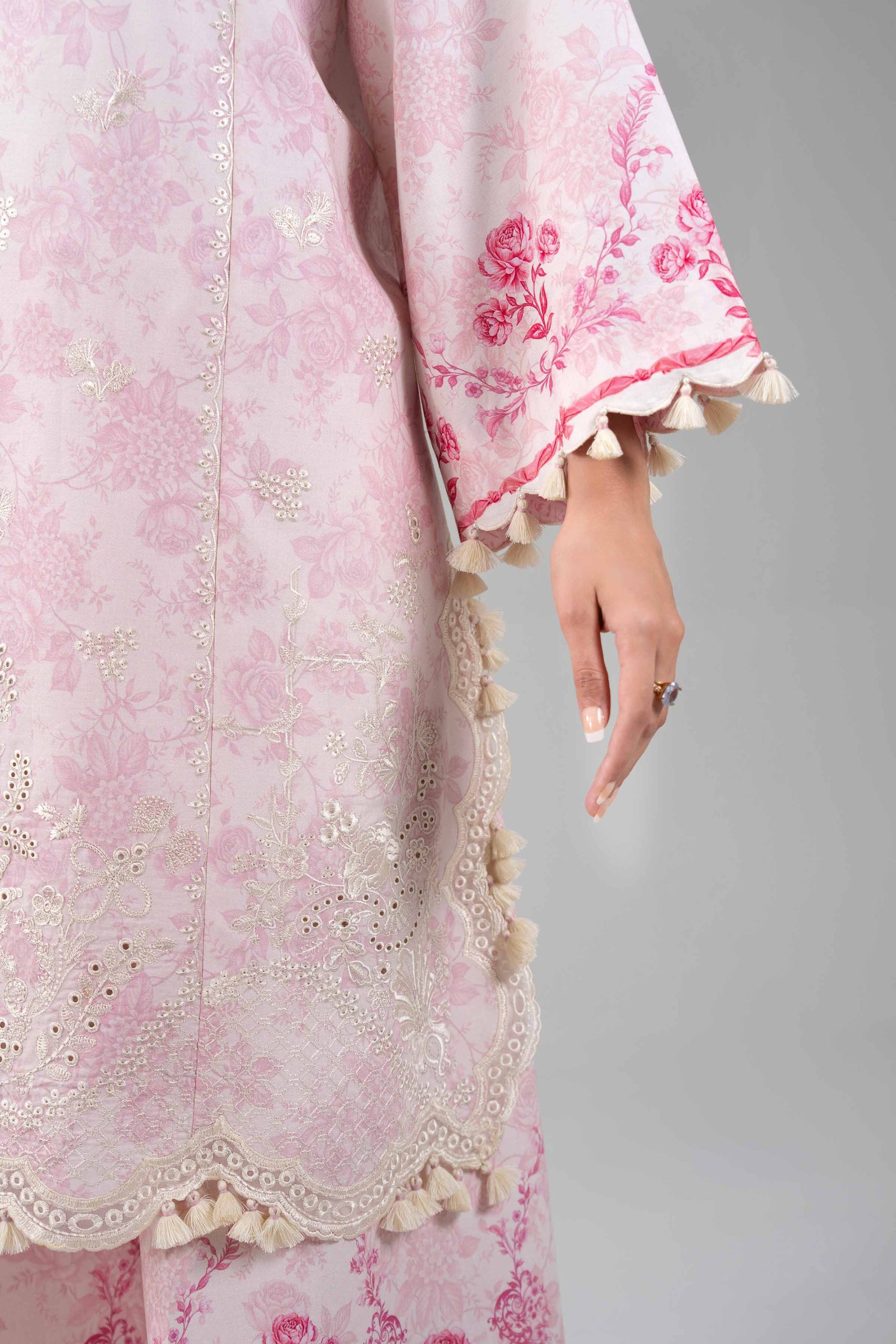 3 Piece - Digital Printed Embroidered Suit - 42601384 - Image 4