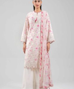 3 Piece - Digital Printed Embroidered Suit - 42601394