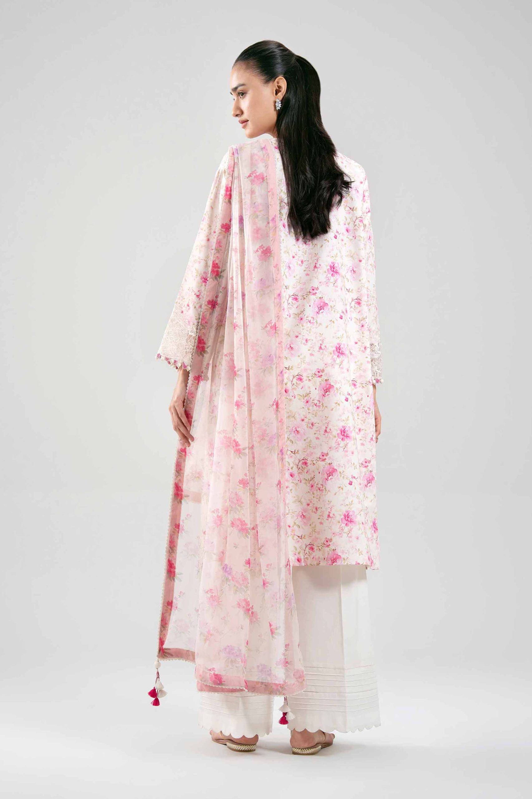 3 Piece - Digital Printed Embroidered Suit - 42601394 - Image 3