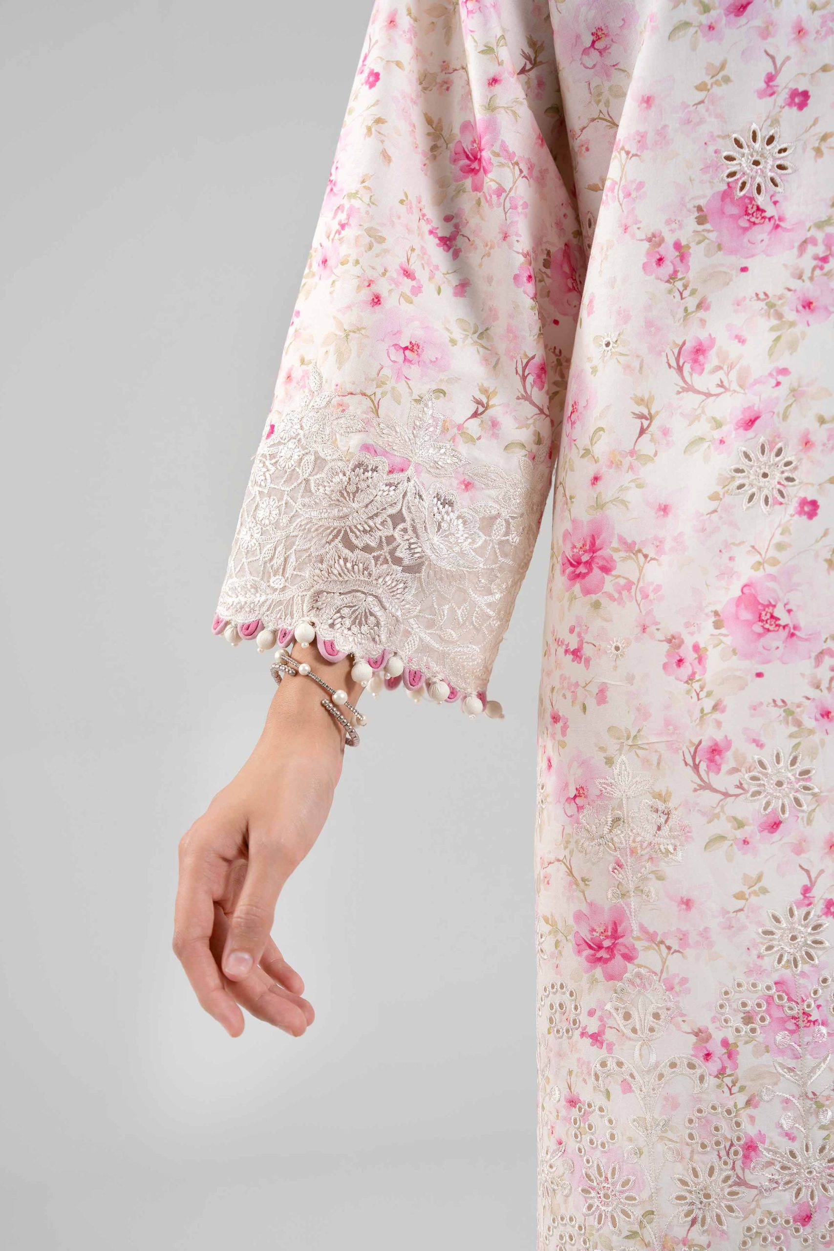 3 Piece - Digital Printed Embroidered Suit - 42601394 - Image 5