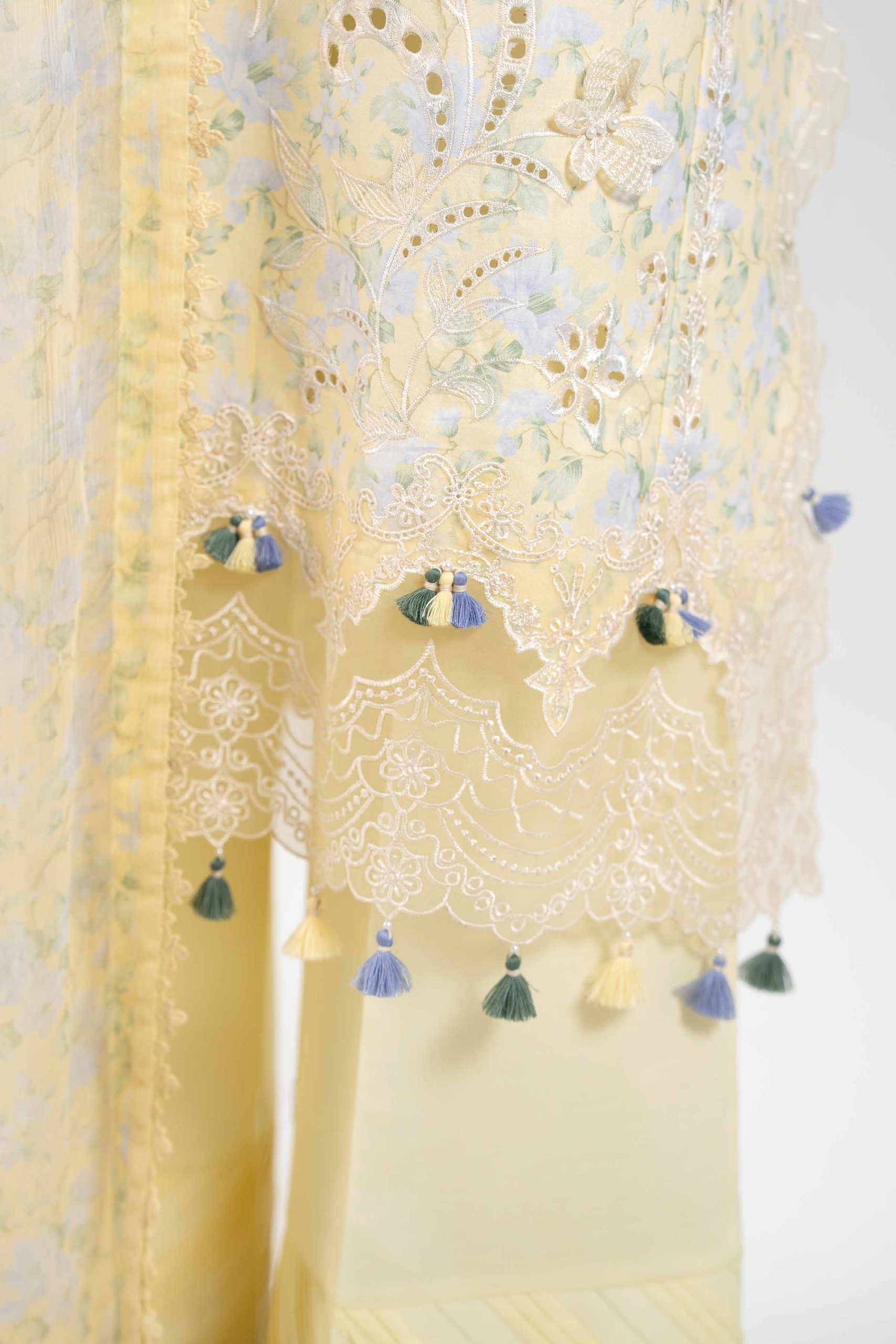 3 Piece - Digital Printed Embroidered Suit - 42601396 - Image 5