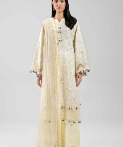 3 Piece - Digital Printed Embroidered Suit - 42601396