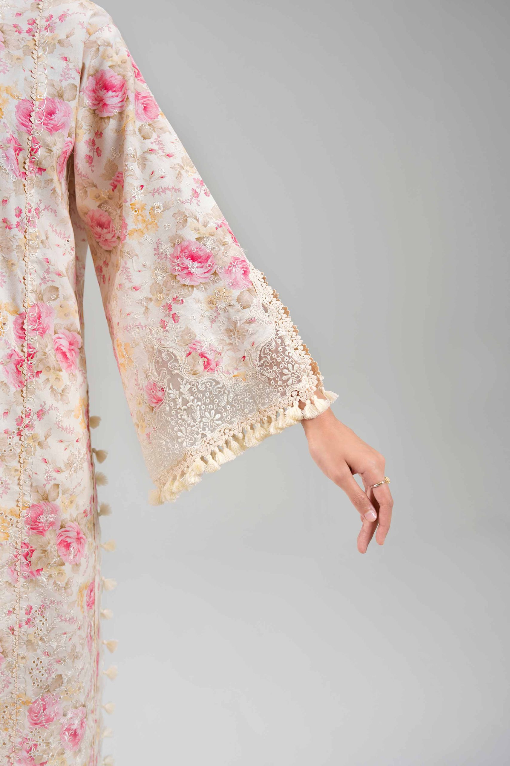 3 Piece - Digital Printed Embroidered Suit - 42601398 - Image 5