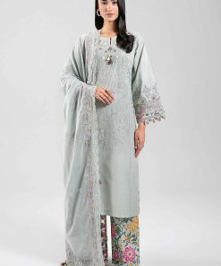 3 Piece - Digital Printed Embroidered Suit - 42601402