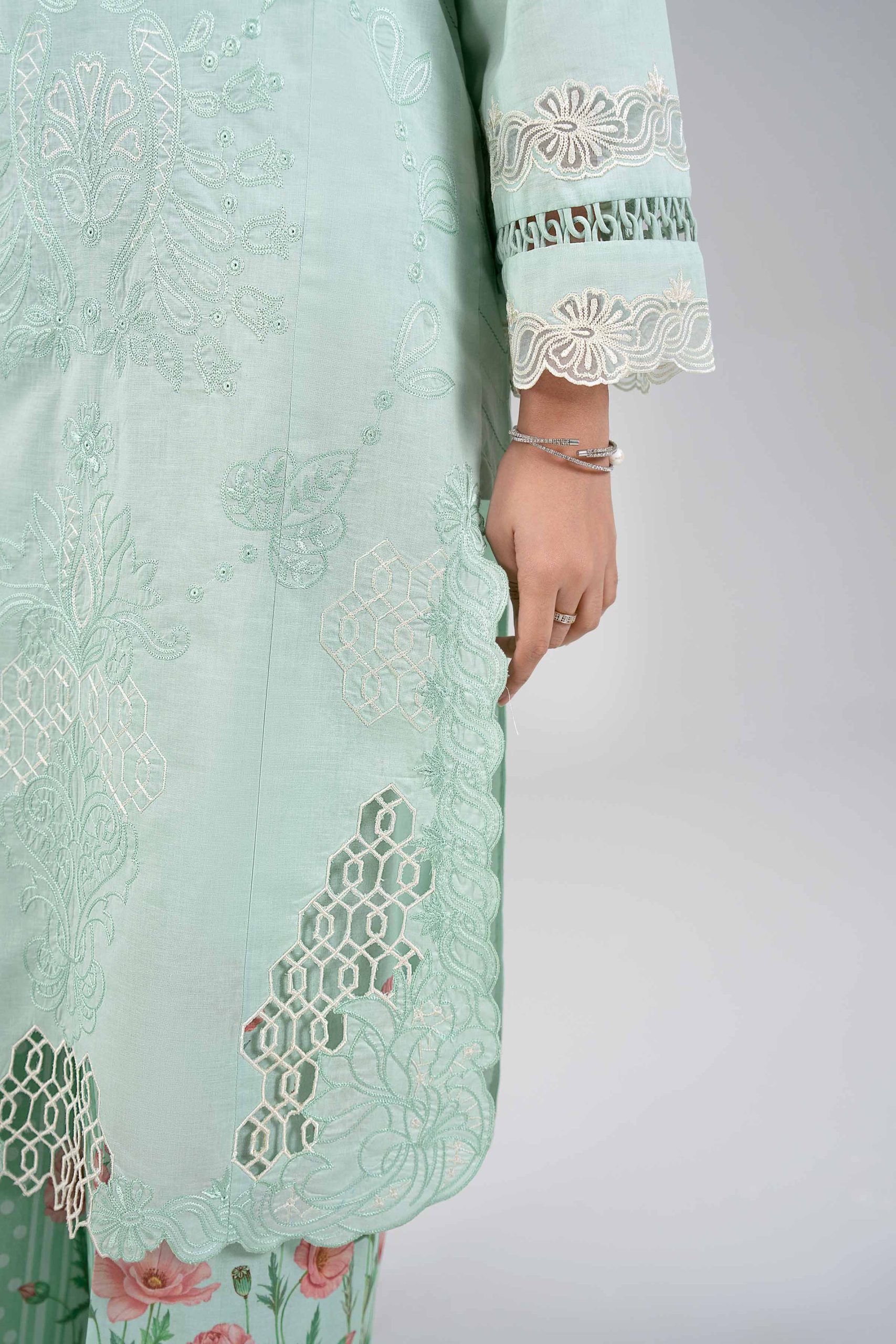 2 Piece - Digital Printed Embroidered Suit - 42601414 - Image 4