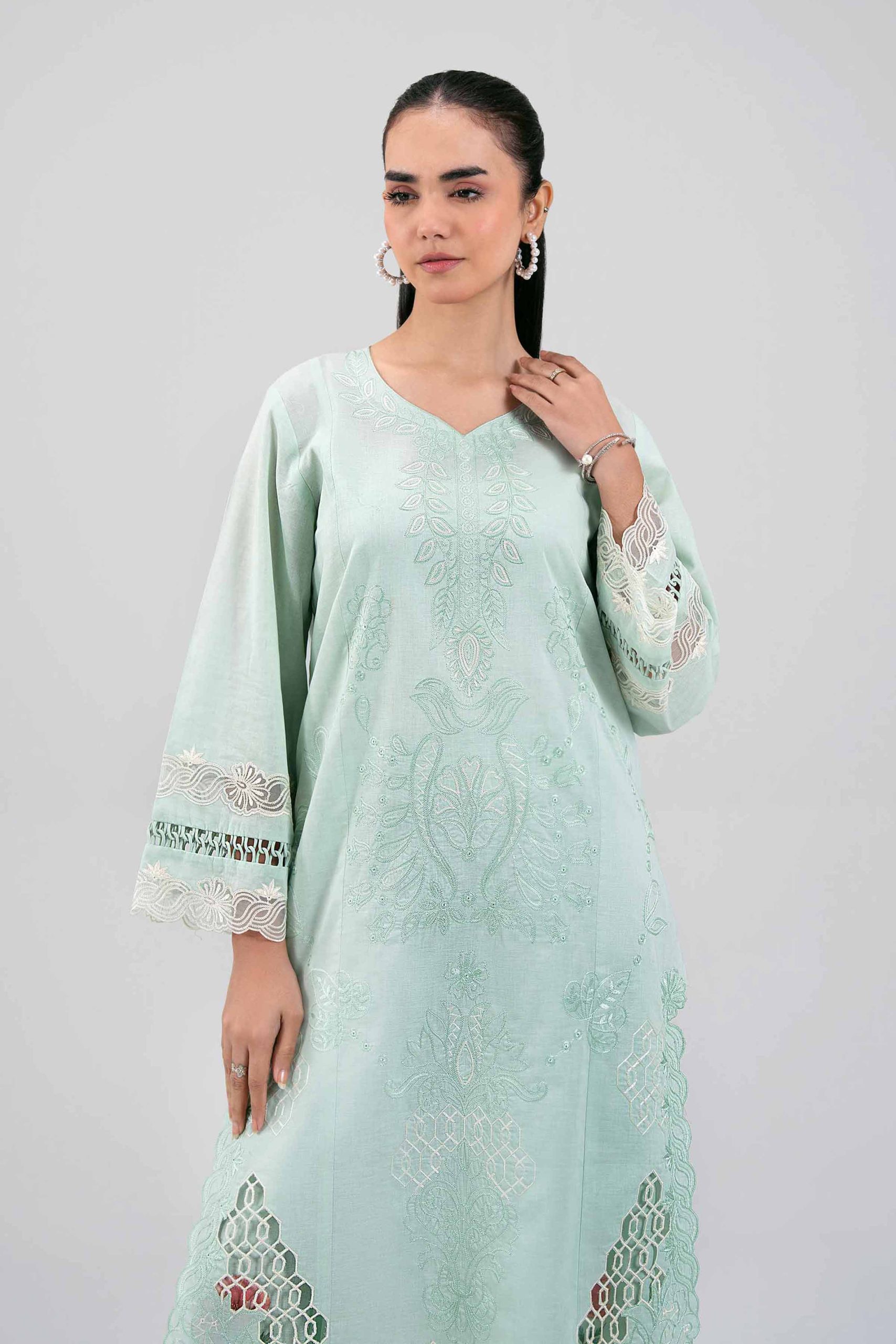 2 Piece - Digital Printed Embroidered Suit - 42601414 - Image 2