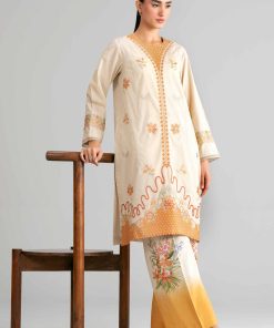 2 Piece - Digital Printed Embroidered Suit - 42601415