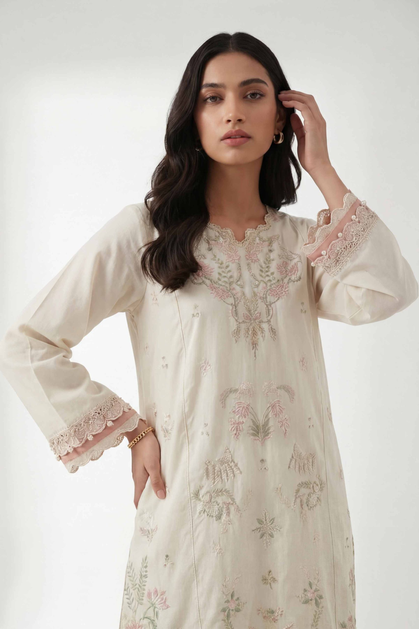 2 Piece - Digital Printed Embroidered Suit - 42601420 - Image 2
