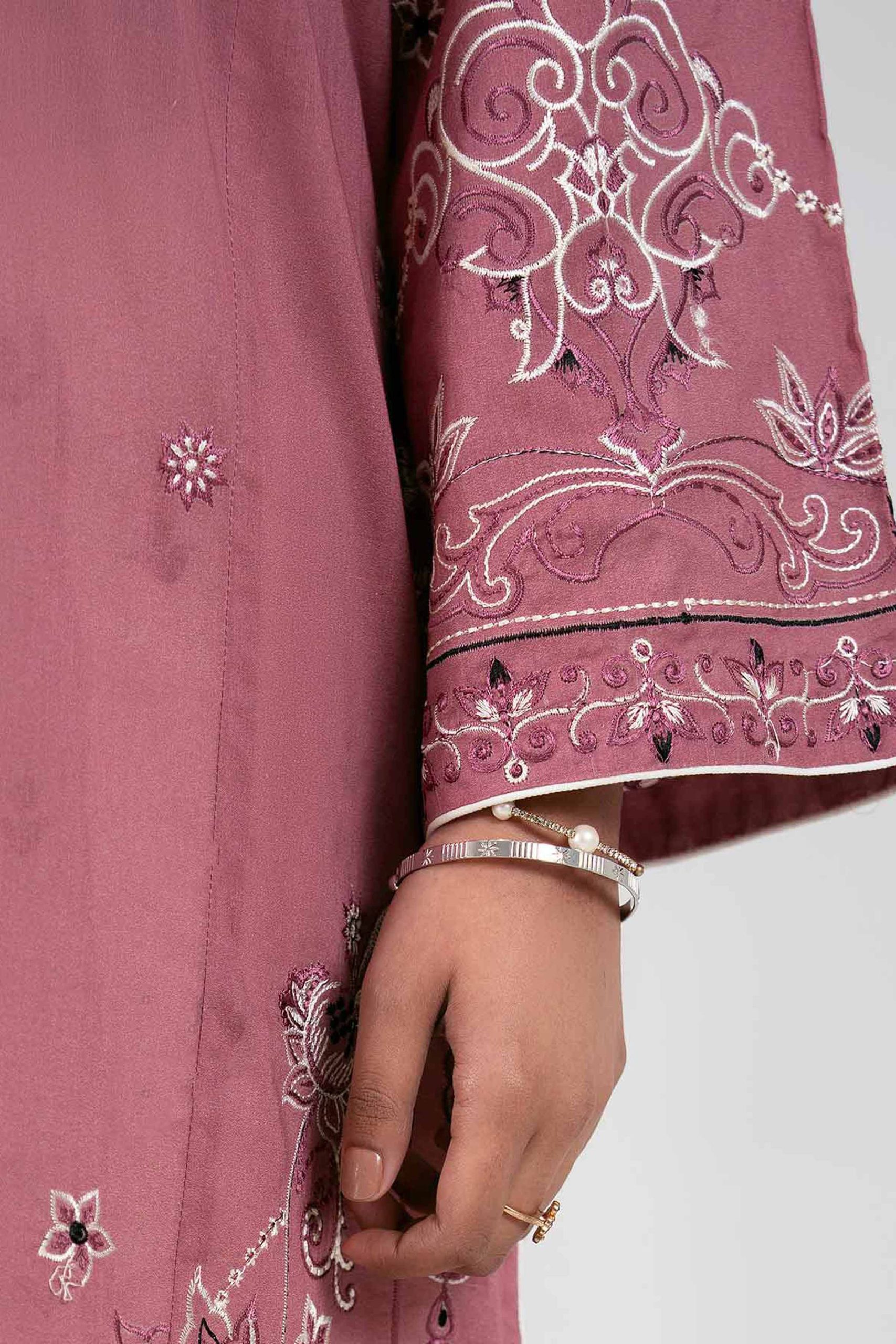 2 Piece - Digital Printed Embroidered Suit - 42601421 - Image 5
