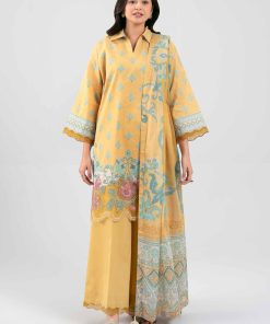 3 Piece - Digital Printed Embroidered Suit - 42601459