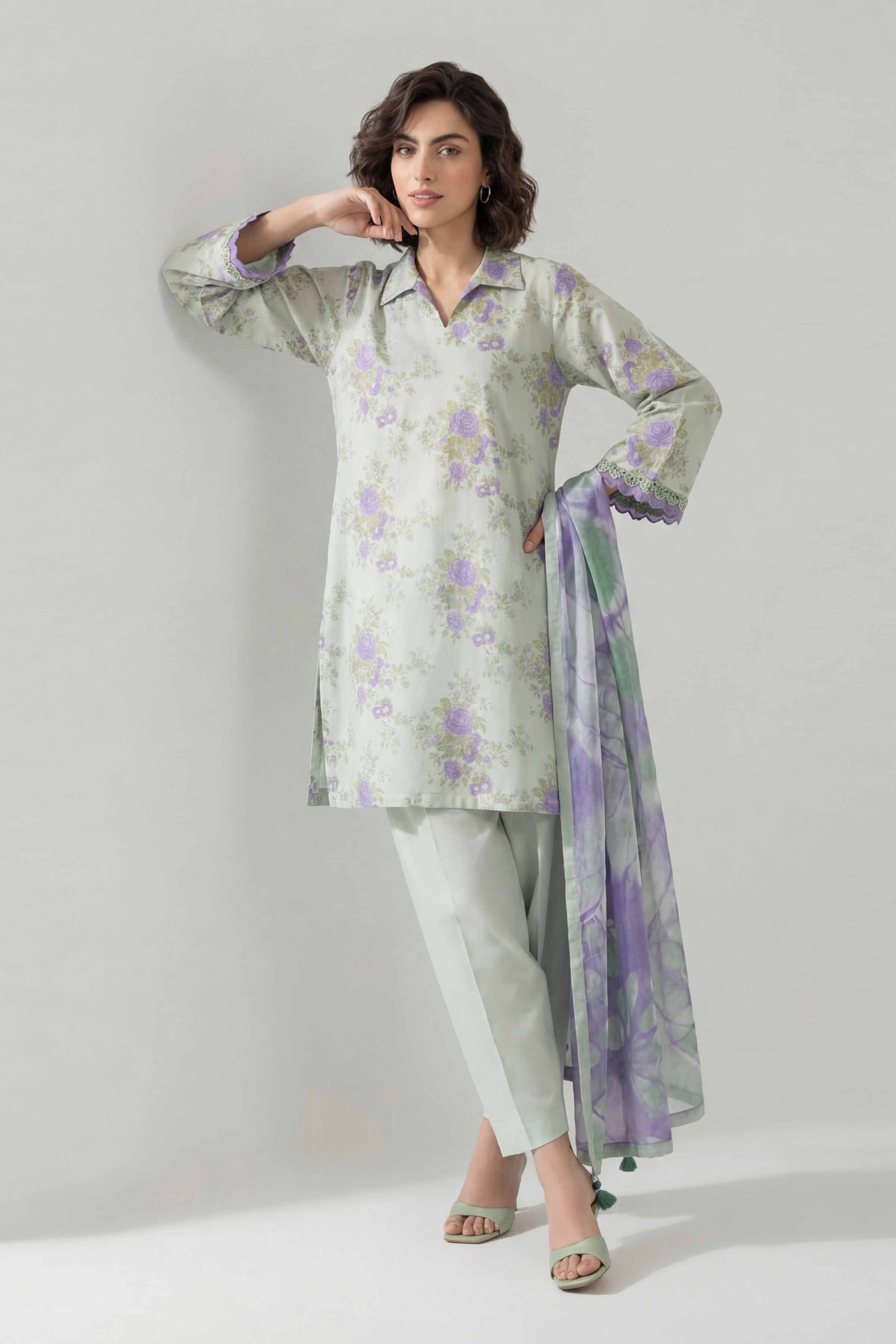 3 Piece - Digital Printed Suit - 42601476 - Image 2