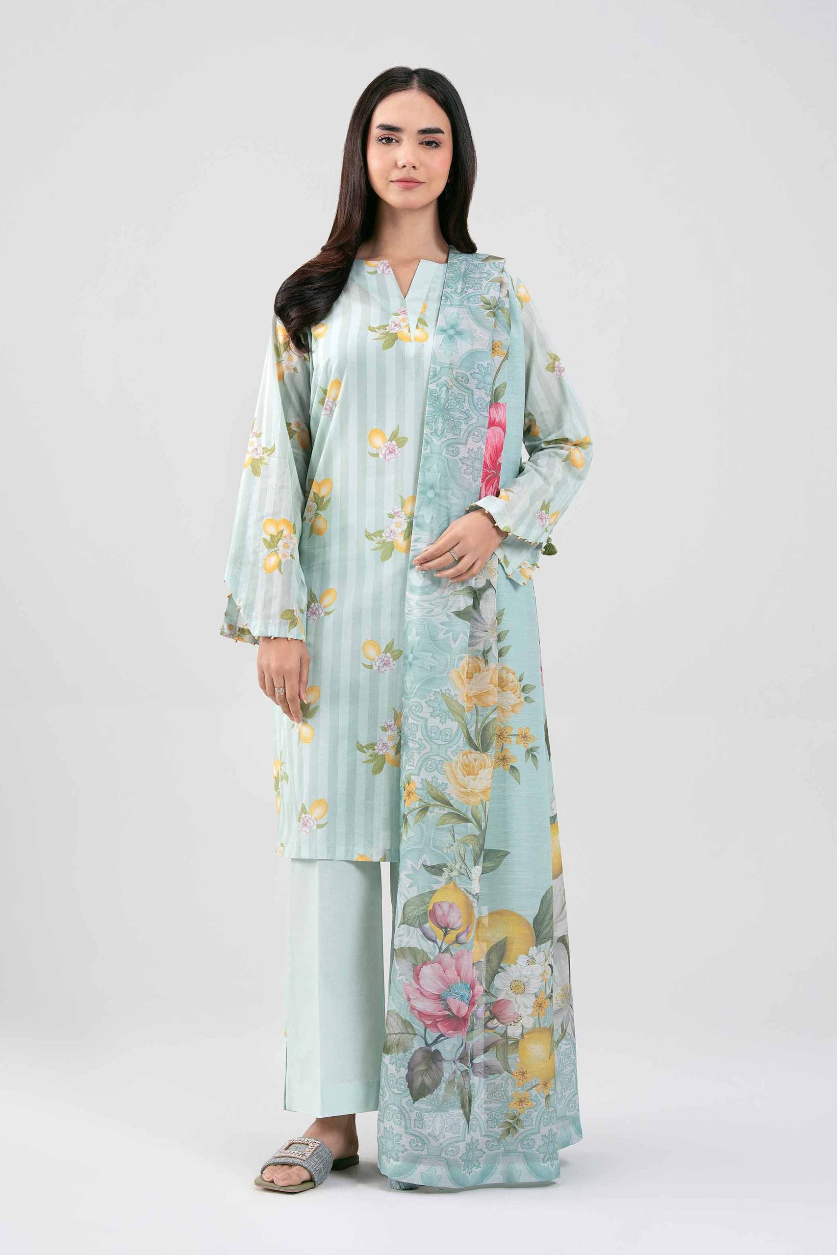 3 Piece - Digital Printed Suit - 42601500