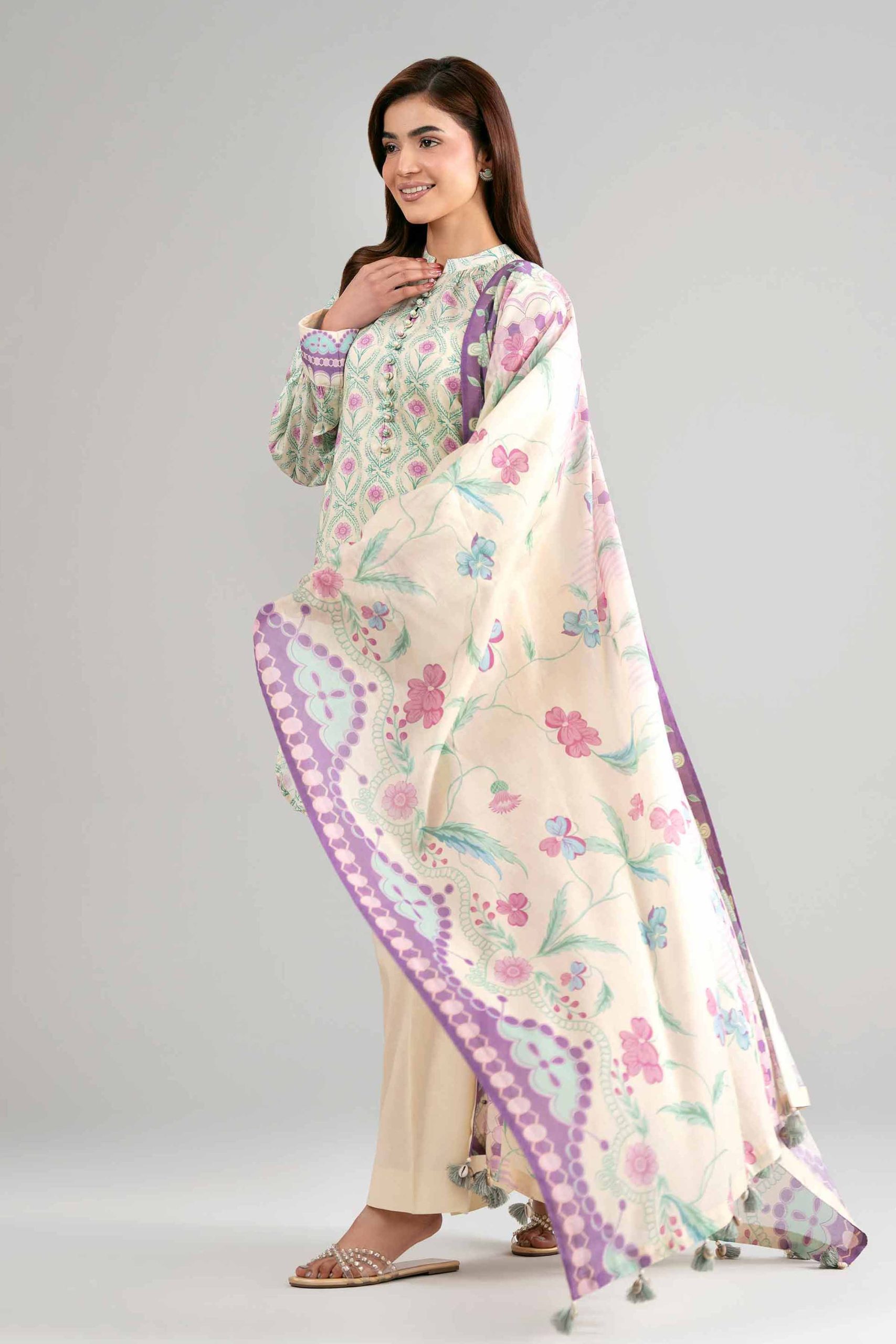 3 Piece - Printed Suit - 42601507 - Image 4