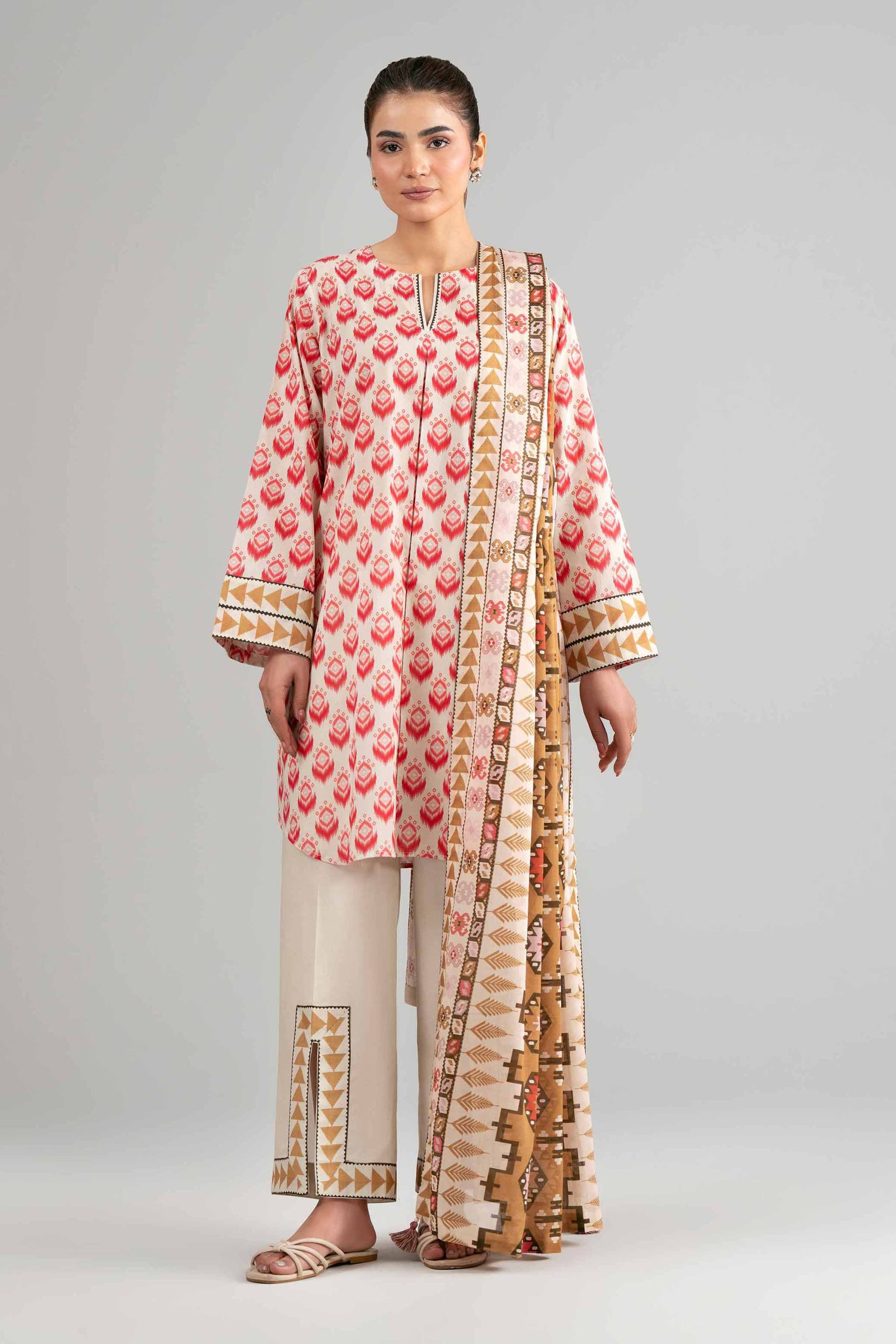 3 Piece - Printed Suit - 42601517