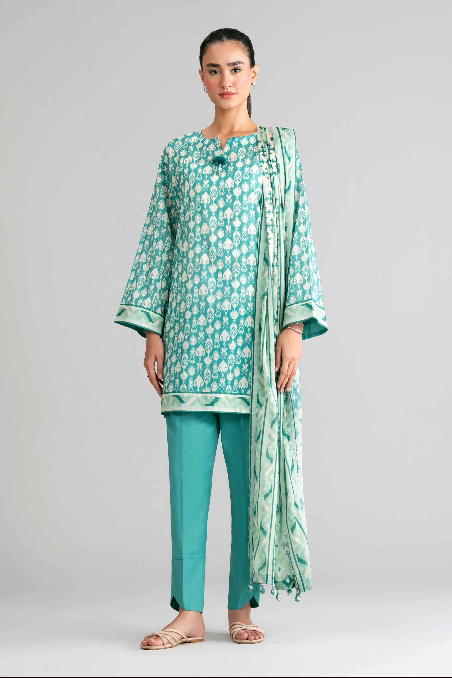 3 Piece - Printed Suit - 42601519
