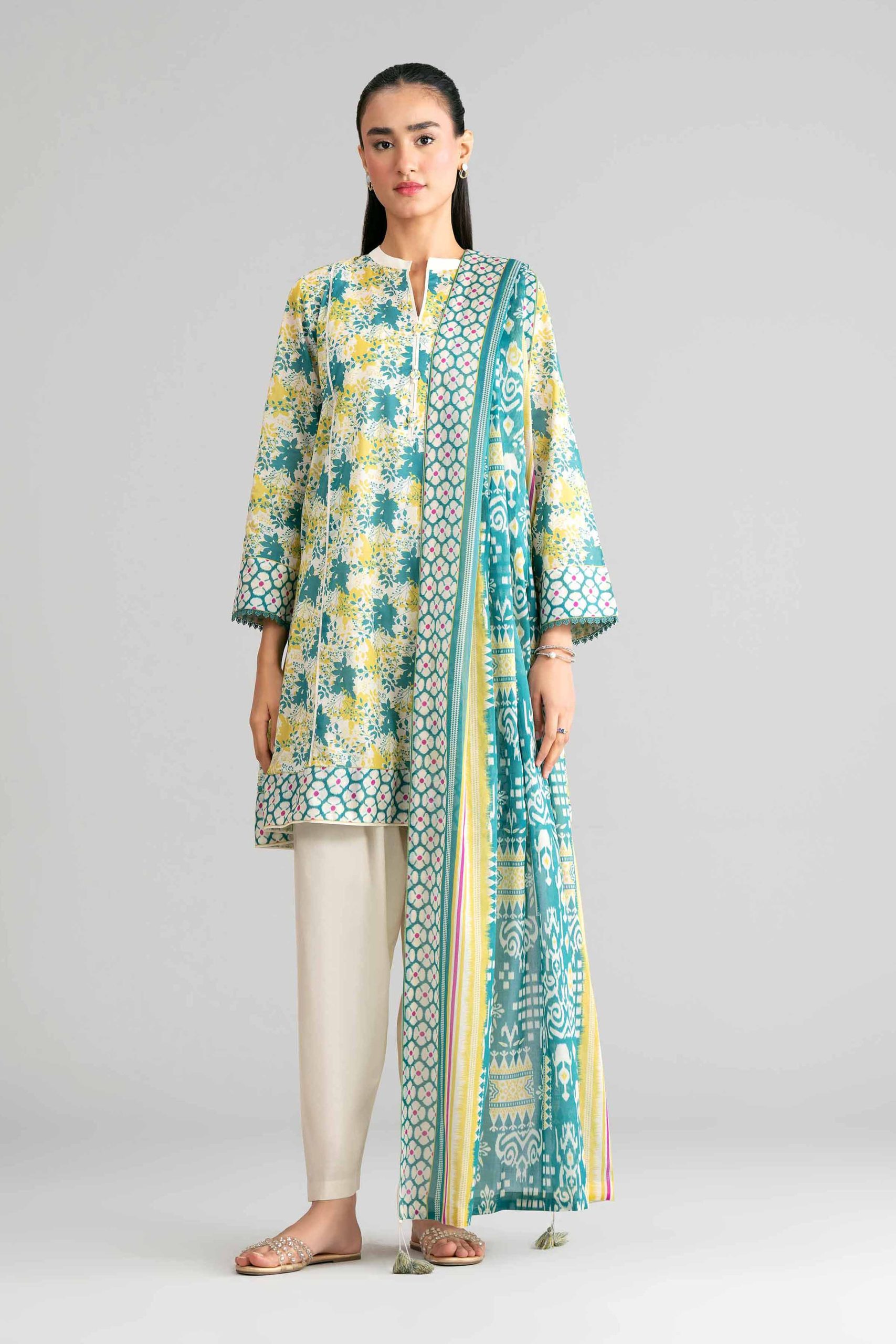 3 Piece - Printed Suit - 42601521