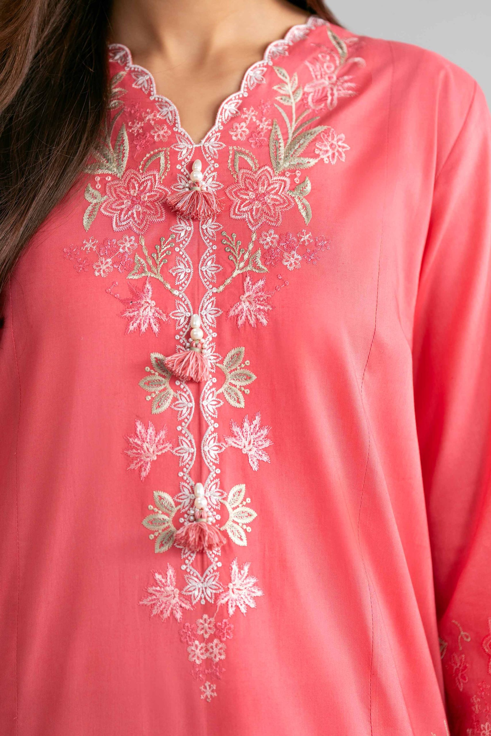 3 Piece - Digital Printed Embroidered Suit - 42601528 - Image 4