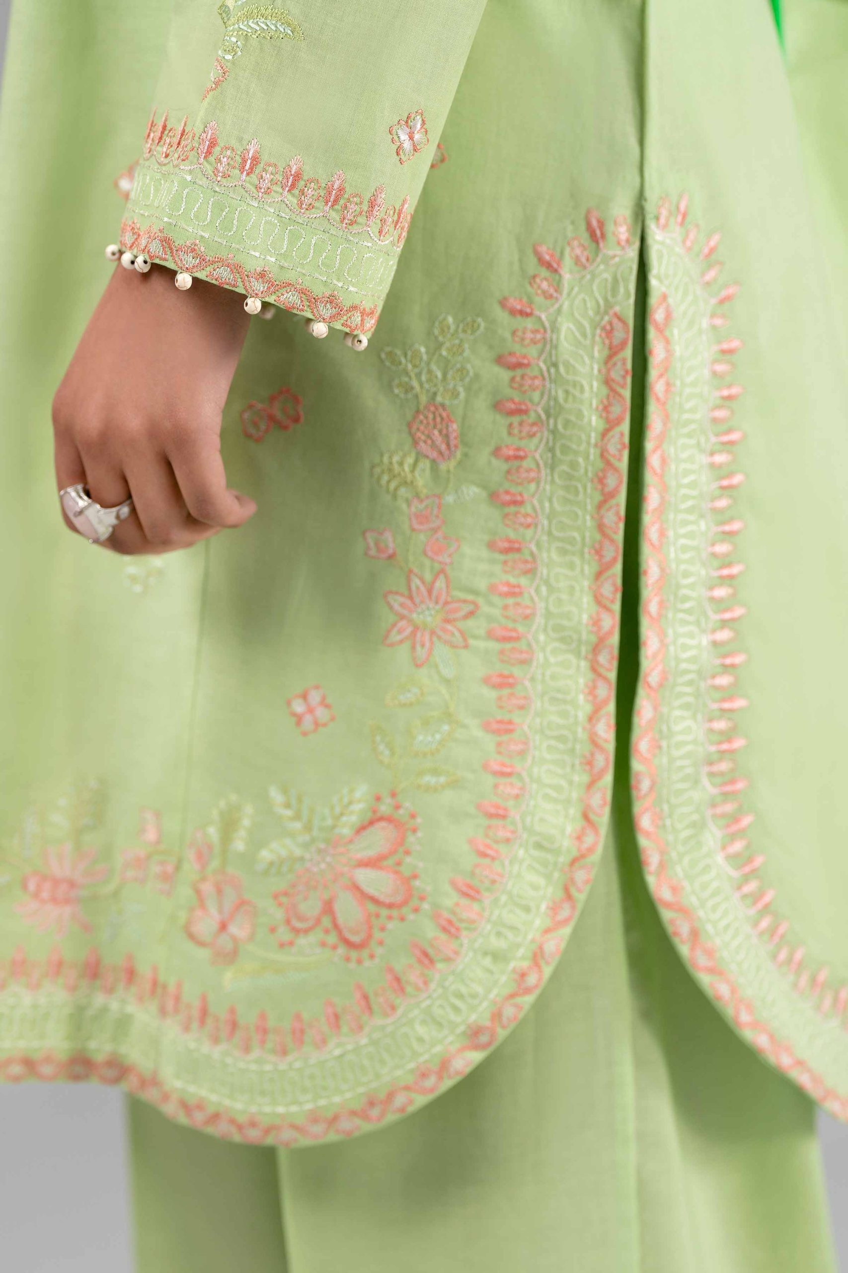 3 Piece - Digital Printed Embroidered Suit - 42601530 - Image 5
